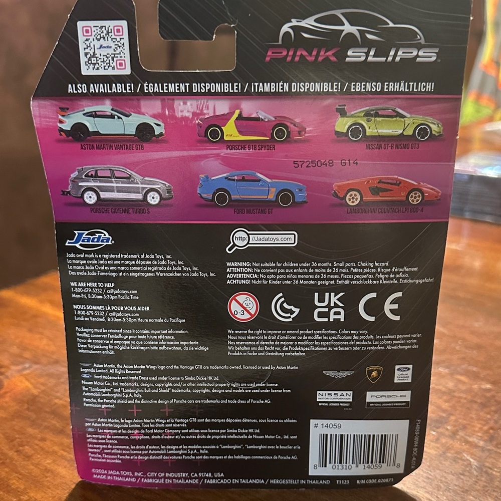 Porsche 918 Spyder Toy Car - Red and Yellow - Picture 3 of 3